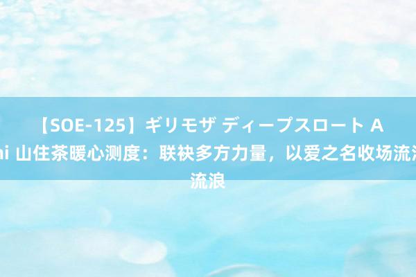 【SOE-125】ギリモザ ディープスロート Ami 山住茶暖心测度：联袂多方力量，以爱之名收场流浪