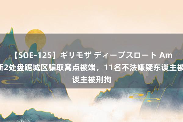 【SOE-125】ギリモザ ディープスロート Ami 阳新2处盘踞城区骗取窝点被端，11名不法嫌疑东谈主被刑拘