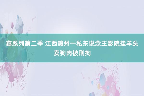 鑫系列第二季 江西赣州一私东说念主影院挂羊头卖狗肉被刑拘