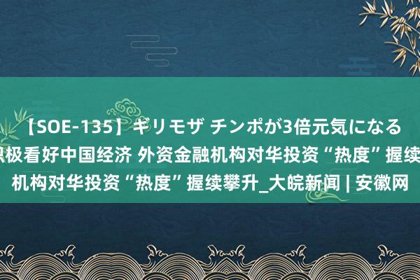 【SOE-135】ギリモザ チンポが3倍元気になる励ましセックス Ami 积极看好中国经济 外资金融机构对华投资“热度”握续攀升_大皖新闻 | 安徽网